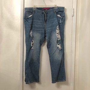 Pure Energy Ripped Knee Jeans